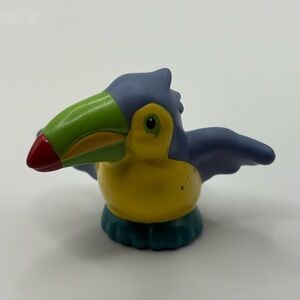 VTG 2002 Fisher Price Little People Figure Male Bird Toucan Colourful Toy 2.25”